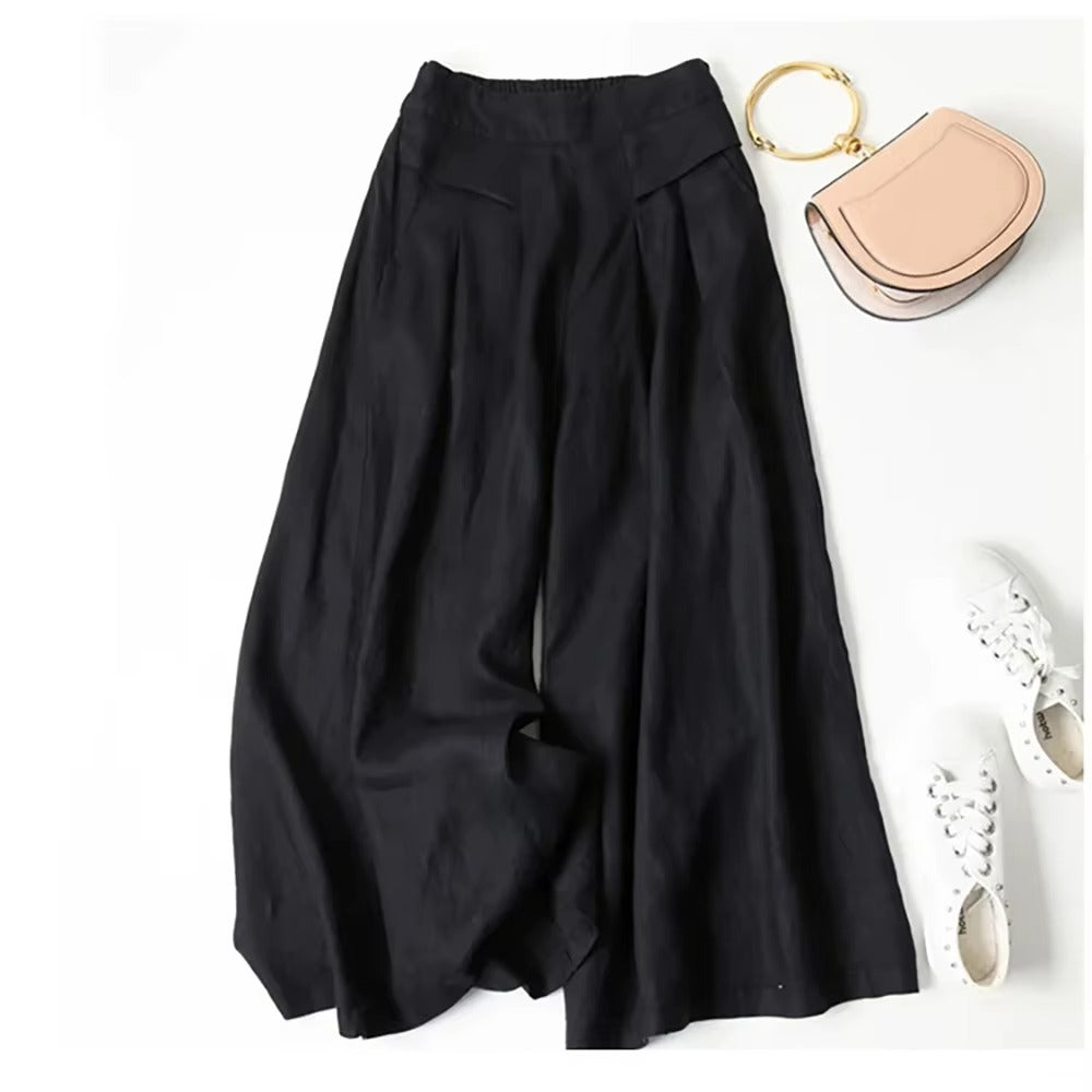 Pantalone - Wide Leg Linen Trousers