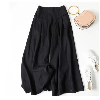 Pantalone - Wide Leg Linen Trousers