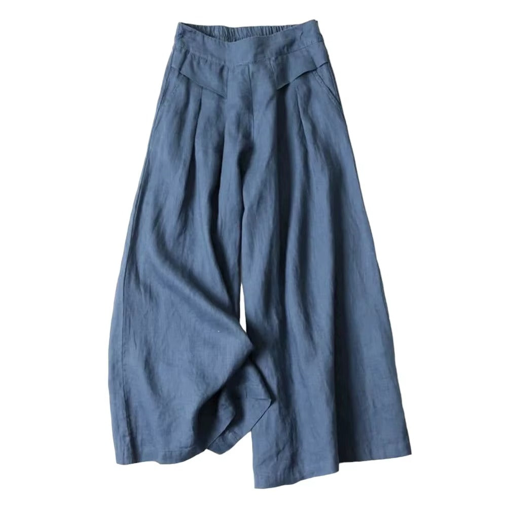 Pantalone - Wide Leg Linen Trousers