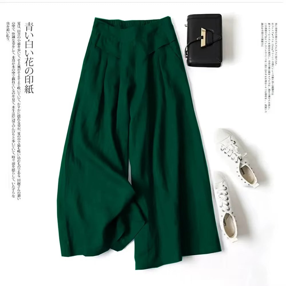 Pantalone - Wide Leg Linen Trousers