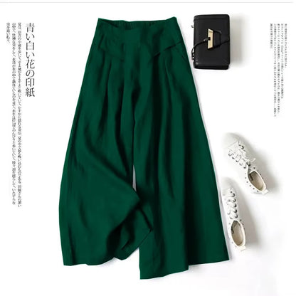 Pantalone - Wide Leg Linen Trousers