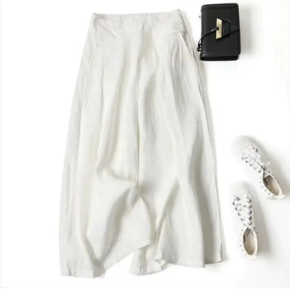 Pantalone - Wide Leg Linen Trousers